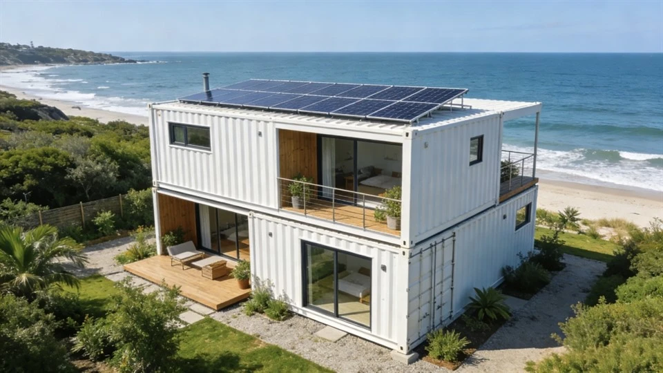 Casa container fuori dalla rete